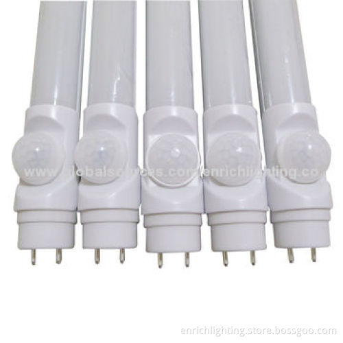 2ft IR Motion Sensor T8 LED Tubes with 85 to 265V AC Input Voltage and 140° Inductive Angle